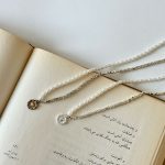 گردنبند تلفیقی نقره و مروارید